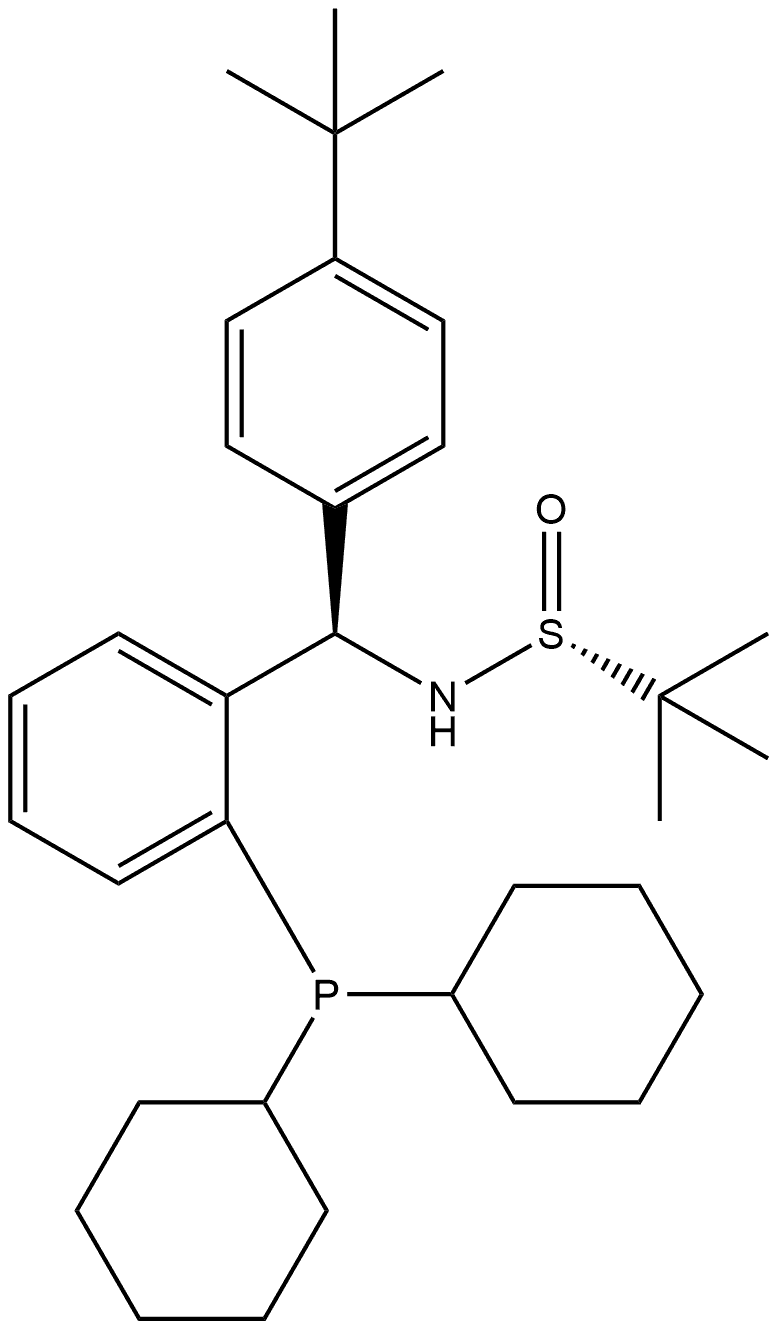  S(R)]-N-[(R)-(4-叔丁基苯基)[2-(二环己基膦)苯基]甲基]-2-叔丁基亚磺酰胺