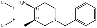 (3R,4R)-1-Benzyl-3-methyl-piperidin-4-ylamine dihydrochloride Structure