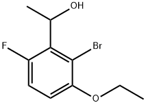 1-(2-Bromo-3-ethoxy-6-fluorophenyl)ethanol Structure