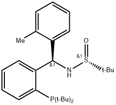 [S(R)]-N-[(R)-[2-(Di-tert-butylphosphanyl)(2-methylphenyl)phenyl]methyl]-2-methyl-2-propanesulfinamide