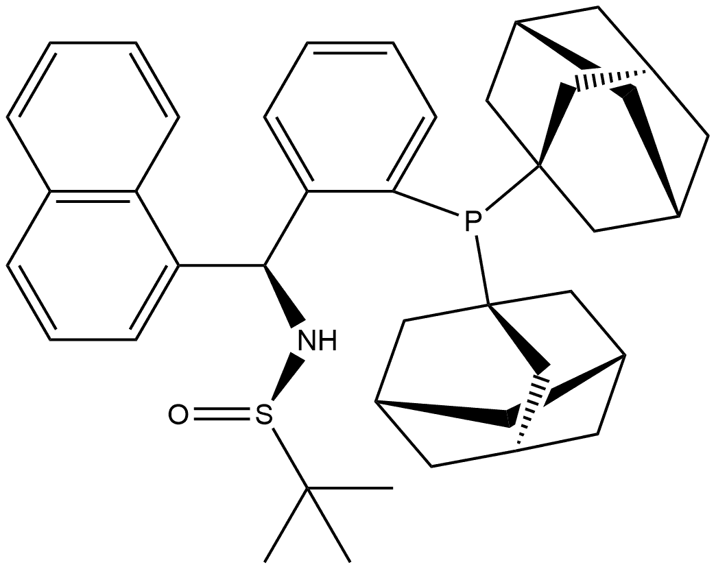 [S(R)]-N-[(S)-[2-(二金刚烷基膦)苯基]-1-萘基甲基]-2-叔丁基亚磺酰胺