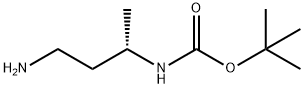 (S)-3-N-叔丁氧羰基氨基丁胺盐酸盐 结构式