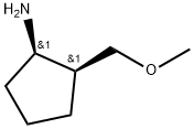 顺式-2-甲氧基甲基环戊胺, 956722-42-2, 结构式