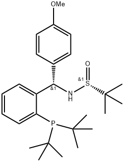 2561513-53-7 [S(R)]-N-[(S)-(4-Methoxyphenyl)[2-(di-tert-butylphosphino)phenyl]methyl]-2-methyl-2-propanesulfinamide