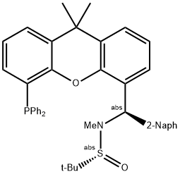 [S(R)]-N-[(R)-(2-萘基)[5-(二苯基膦)-9,9-二甲基-9H-氧杂蒽]甲基]-N-甲基-2-叔丁基亚磺酰胺