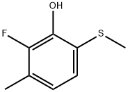 2-Fluoro-3-methyl-6-(methylthio)phenol Structure