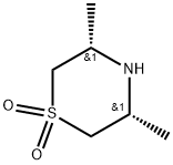 cis-3,5-Dimethyl-thiomorpholine 1,1-dioxide Structure