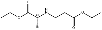 (R)-2-(2-Ethoxycarbonyl-ethylamino)-propionic acid ethyl ester Structure