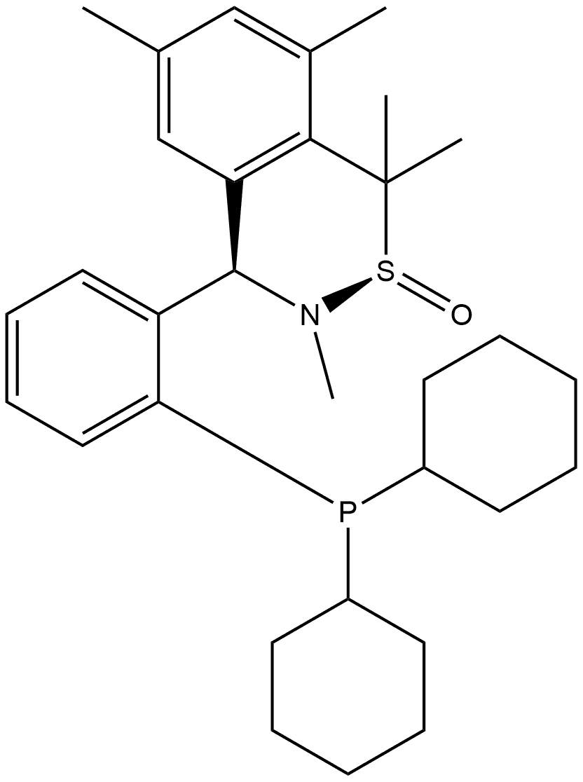  S(R)]-N-[(R)-(3,5-二甲基苯基)[2-(二环己基膦)苯基]甲基]-N-甲基-2-叔丁基亚磺酰胺