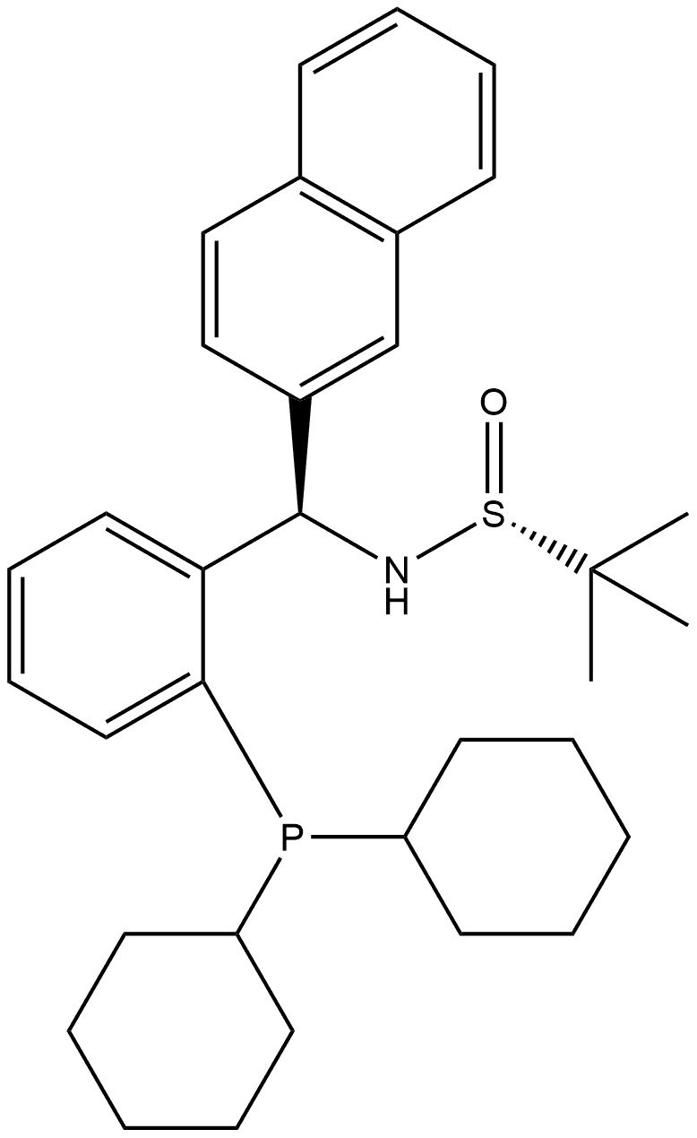 2565792-53-0 [S(R)]-N-[(R)-[2-(Dicyclohexylphosphino)phenyl]-2-naphthalenylmethyl]-2-dimethyl-2-propanesulfinamide