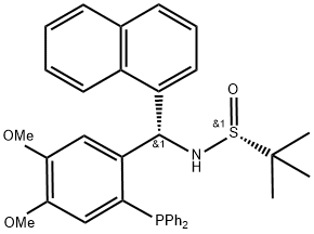 2417456-74-5 [S(R)]-N-[(S)-[2-(Diphenylphosphino)-4,5-dimethoxyphenyl]-1-naphthalenylmethyl]-2-methyl-2-propanesulfinamide