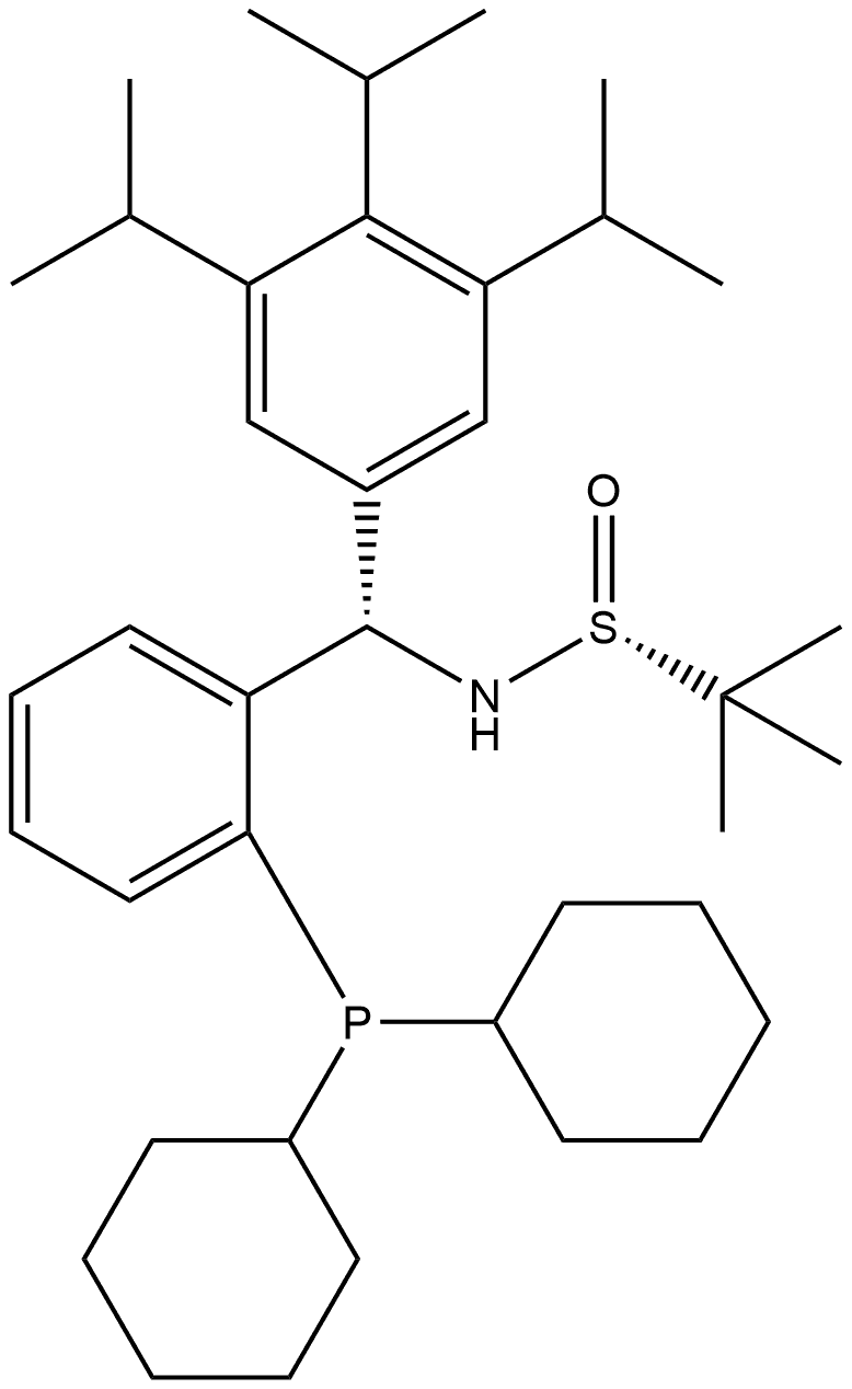 S(R)]-N-[(S)-[2-(二环己基膦)苯基](2,4,6-三异丙基苯基)甲基]-2-叔丁基亚磺酰胺