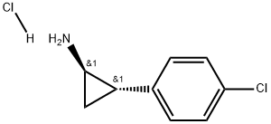 (1R,2S)-2-(4-Chloro-phenyl)-cyclopropylamine hydrochloride Structure