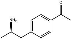 Ethanone, 1-[4-(2-aminopropyl)phenyl]-, (R)- (9CI) Struktur