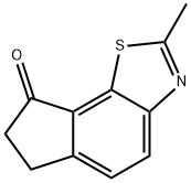 2-甲基-6,7-二氢-8H-茚并[5,4-D]噻唑-8-酮, 1000333-94-7, 结构式