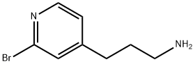 4-Pyridinepropanamine, 2-bromo- 化学構造式
