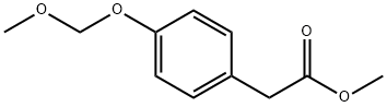 Benzeneacetic acid, 4-(methoxymethoxy)-, methyl ester 结构式