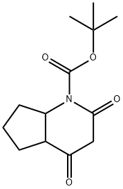 tert-butyl 2,4-dioxo-5,6,7,7a-tetrahydro-4aH-cyclopenta[b]pyridine-1-carboxylate Structure