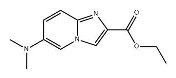 Imidazo[1,2-a]pyridine-2-carboxylic acid, 6-(dimethylamino)-, ethyl ester,1000844-16-5,结构式