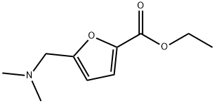 2-Furancarboxylic acid, 5-[(dimethylamino)methyl]-, ethyl ester 结构式