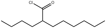 Octanoyl chloride, 2-butyl- Structure