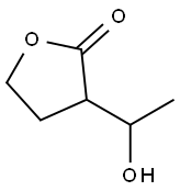 2(3H)-Furanone, dihydro-3-(1-hydroxyethyl)- Struktur
