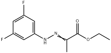 2-(2-(3,5-二氟苯基)肼基)丙酸乙酯,1003005-38-6,结构式