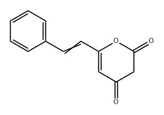 2H-Pyran-2,4(3H)-dione, 6-(2-phenylethenyl)-