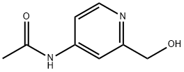 Acetamide, N-[2-(hydroxymethyl)-4-pyridinyl]- Struktur