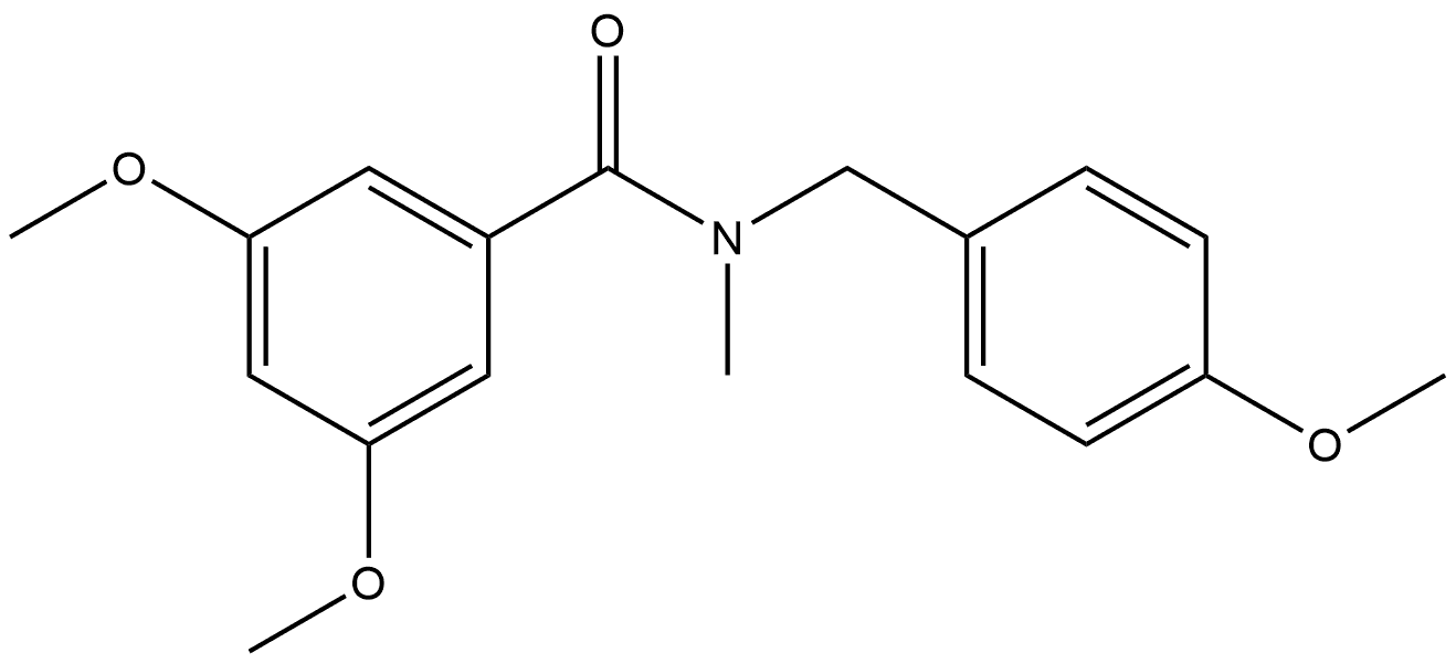 3,5-Dimethoxy-N-[(4-methoxyphenyl)methyl]-N-methylbenzamide|