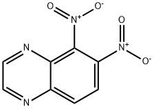 Quinoxaline, 5,6-dinitro- Structure