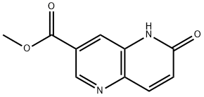 1,5-Naphthyridine-3-carboxylic acid, 5,6-dihydro-6-oxo-, methyl ester Structure