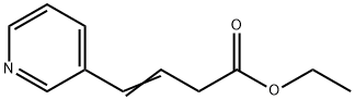 3-Butenoic acid, 4-(3-pyridinyl)-, ethyl ester Struktur