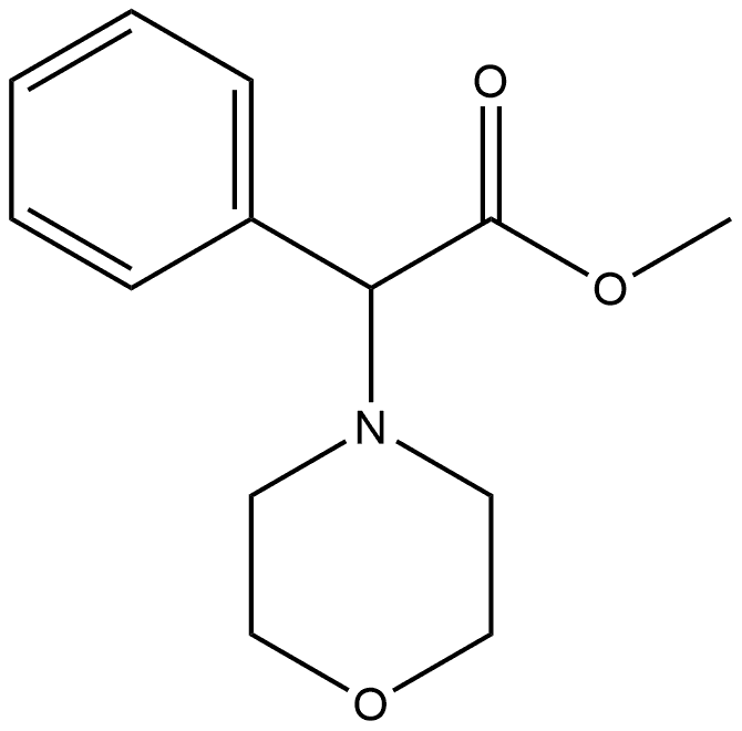 4-Morpholineacetic acid, α-phenyl-, methyl ester