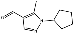 1-Cyclopentyl-5-methyl-1H-pyrazole-4-carbaldehyde|1-环戊基-5-甲基-1H-吡唑-4-甲醛