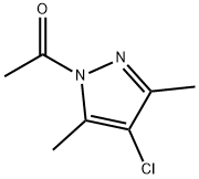 1-(4-chloro-3,5-dimethyl-1H-pyrazol-1-yl)ethanone 化学構造式