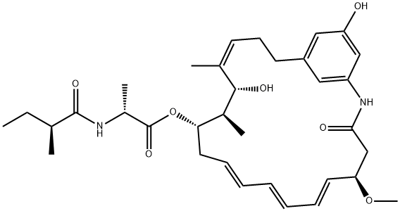 トリエノマイシンC 化学構造式