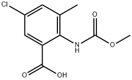 Benzoic acid, 5-chloro-2-[(methoxycarbonyl)amino]-3-methyl-|5-氯-2-甲氧基羰基氨基-3-甲基苯甲酸