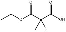 3-乙氧基-2-氟-2-甲基-3-氧代丙酸, 100701-51-7, 结构式