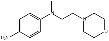 N1-methyl-N1-[2-(morpholin-4-yl)ethyl]benzene-1,
4-diamine Structure