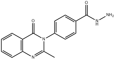 4-(2-Methyl-4-oxoquinazolin-3(4H)-yl)benzohydrazide Struktur
