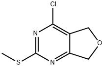 4-CHLORO-2-(METHYLTHIO)-5,7-DIHYDROFURO[3,4-D]PYRIMIDINE Struktur