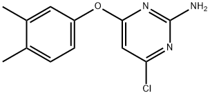 2-Pyrimidinamine, 4-chloro-6-(3,4-dimethylphenoxy)- Structure