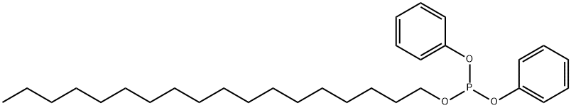 Phosphorous acid octadecyldiphenyl ester Structure