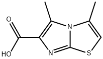 Imidazo[2,1-b]thiazole-6-carboxylic acid, 3,5-dimethyl-,1007874-68-1,结构式