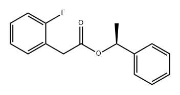Benzeneacetic acid, 2-fluoro-, (1S)-1-phenylethyl ester