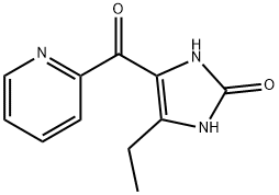 2H-Imidazol-2-one, 4-ethyl-1,3-dihydro-5-(2-pyridinylcarbonyl)- 化学構造式