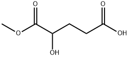 Pentanedioic acid, 2-hydroxy-, 1-methyl ester Struktur