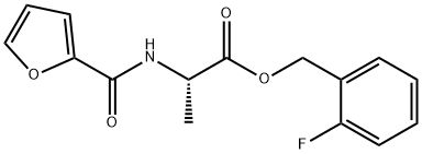 Alanine, N-(2-furanylcarbonyl)-, (2-fluorophenyl)methyl ester|(2-氟苯基)2-[(呋喃-2-基)甲酰胺]丙酸甲酯