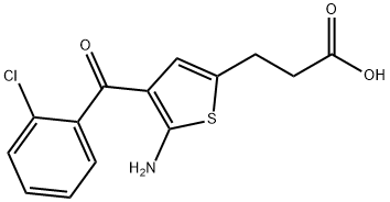 2-Thiophenepropanoic acid, 5-amino-4-(2-chlorobenzoyl)-